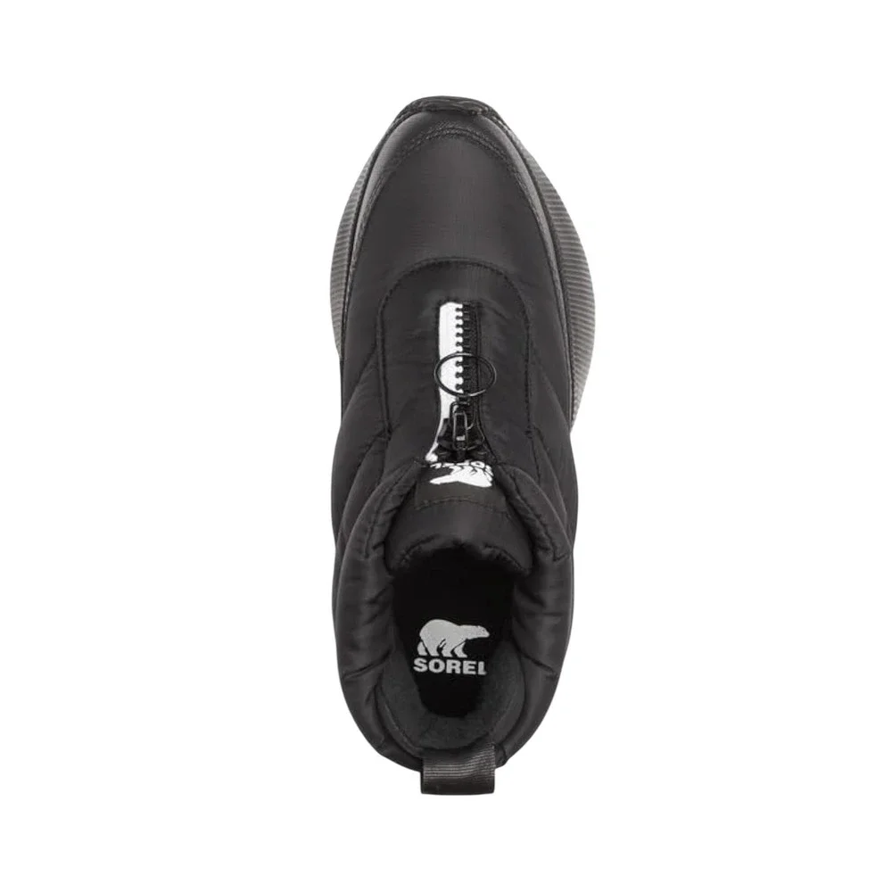 Sorel Out N About III Puffy Zip Waterproof Black White‎ Insulated Boots 8.5 B